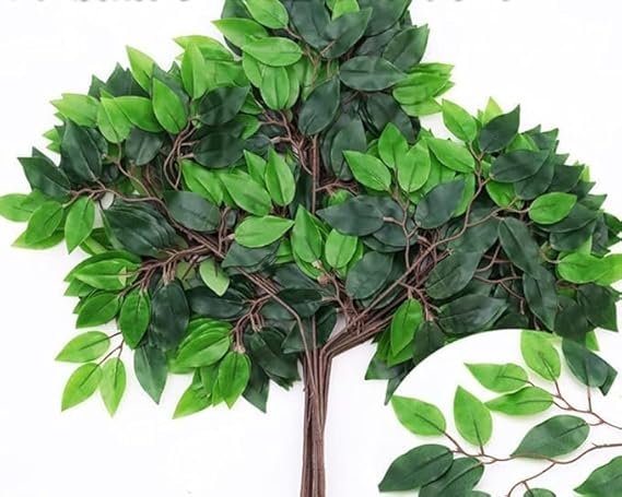 Ficus leave 1 Artificial Ficus Tree Leaves Branches