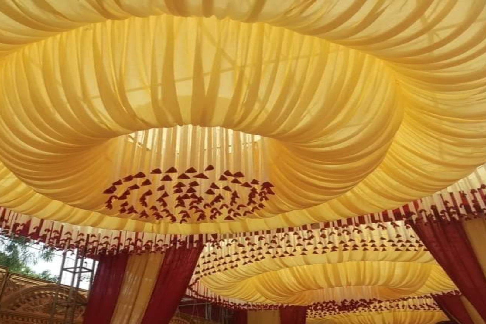 Pipe Pandal Ceiling 1 tent celling
