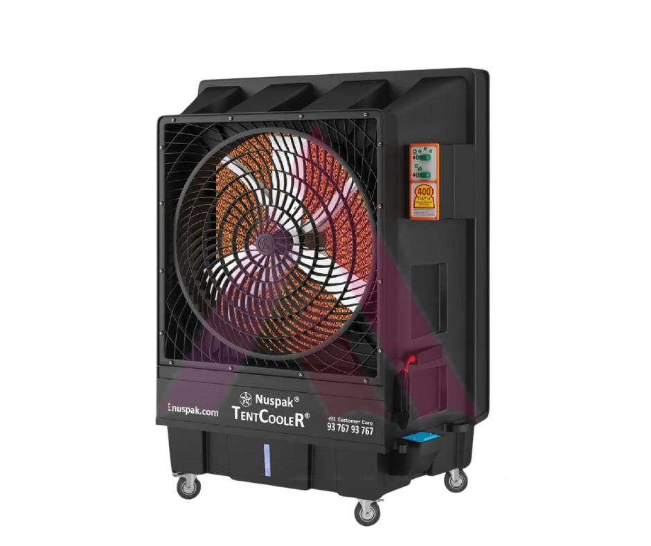 बिहार और झारखंड में Event Cooling का Boss: Industrial Tent Cooler ही क्यों है Best? 1 Nuspak Tent Cooler 150 Ltr